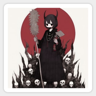 Satanic Priestess Sticker